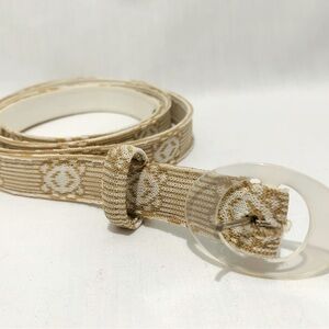 Retro Belt 1960s Mod Buckle Costume Fashion Design Vintage Thin Fabric